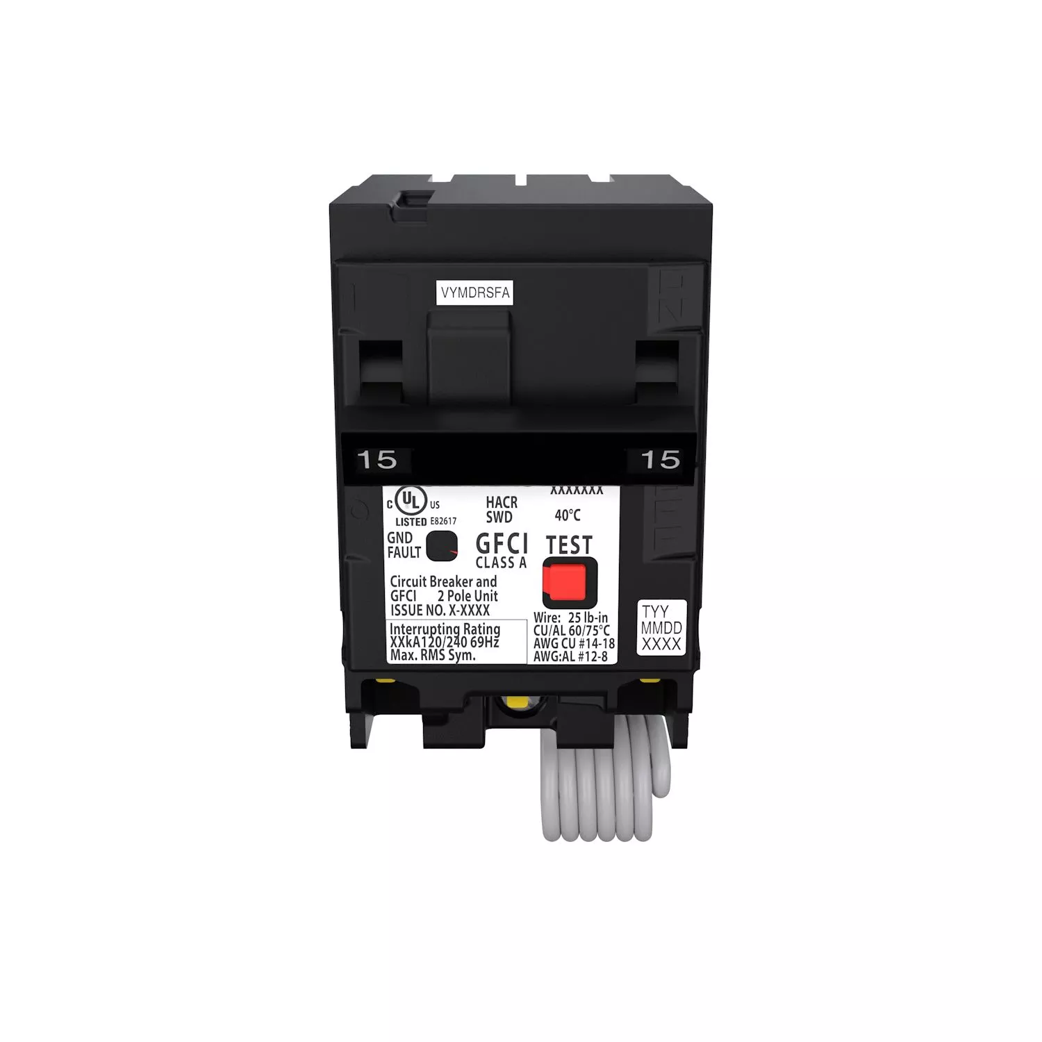 S-A Q215EG BRKR QEB GFCI 30mA 2P 24
