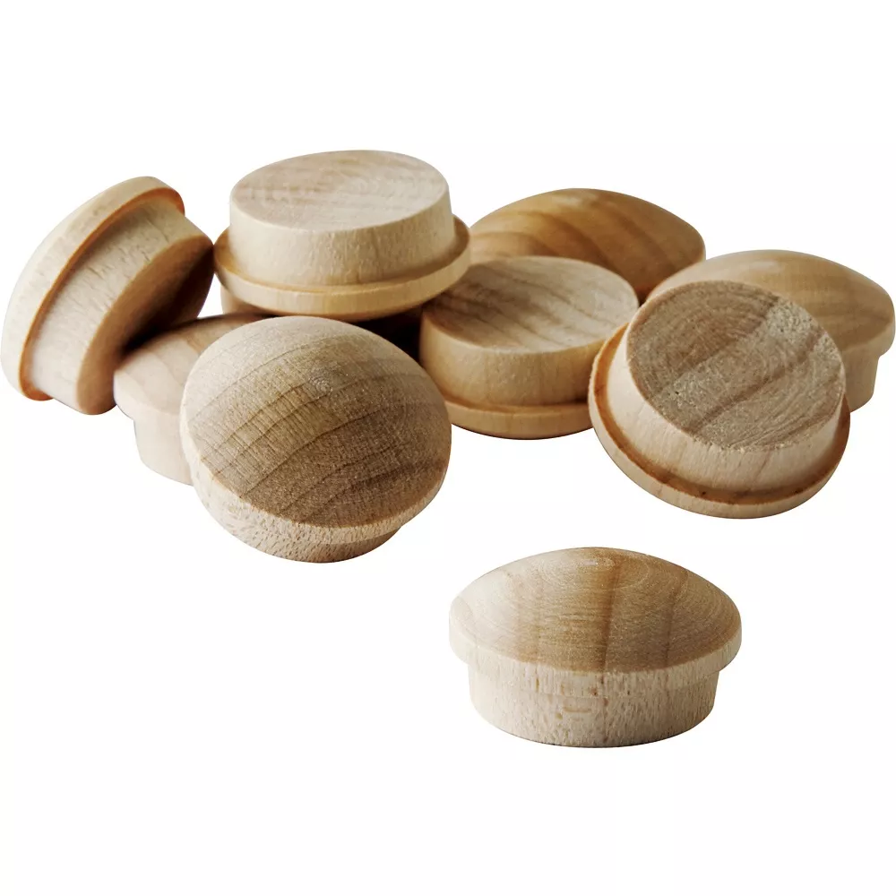 Screw Hole Buttons-3/8" Diameter