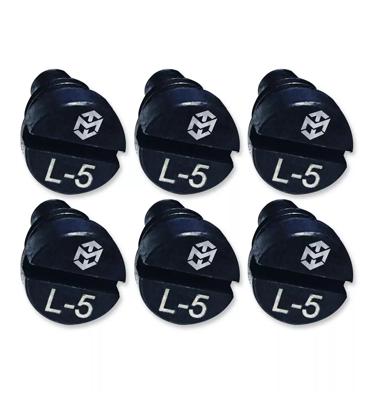 SET (6) Pins "L" Body - 5mm