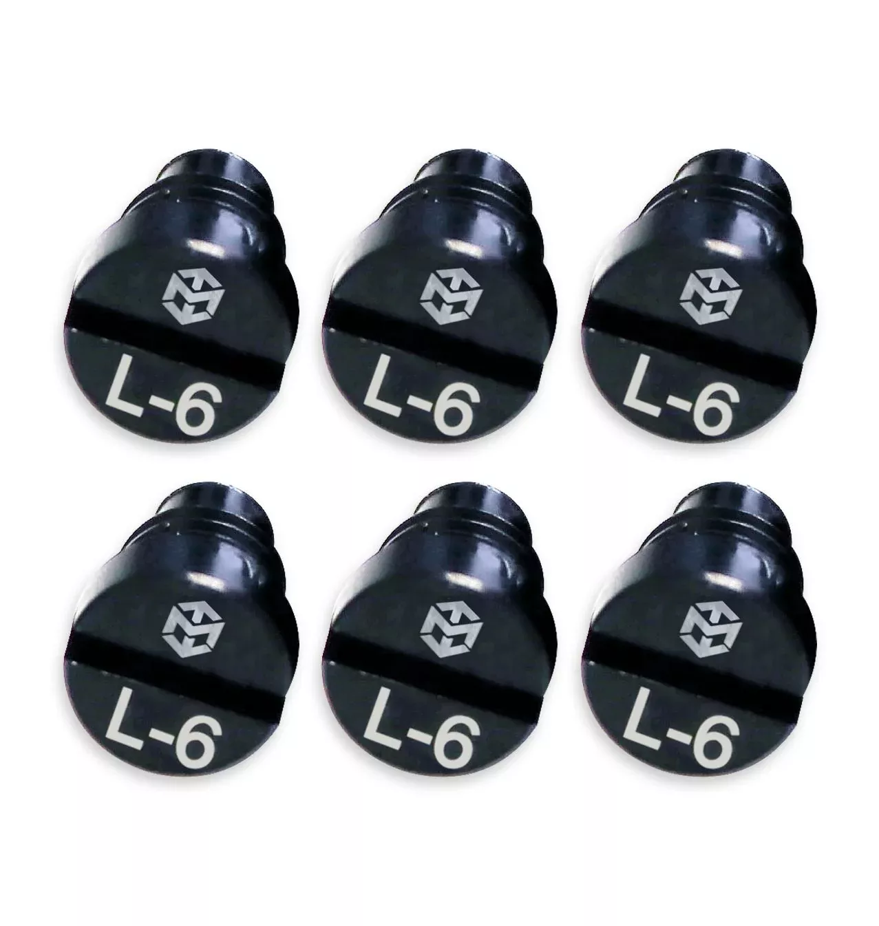 SET (6) Pins "L" Body - 6mm