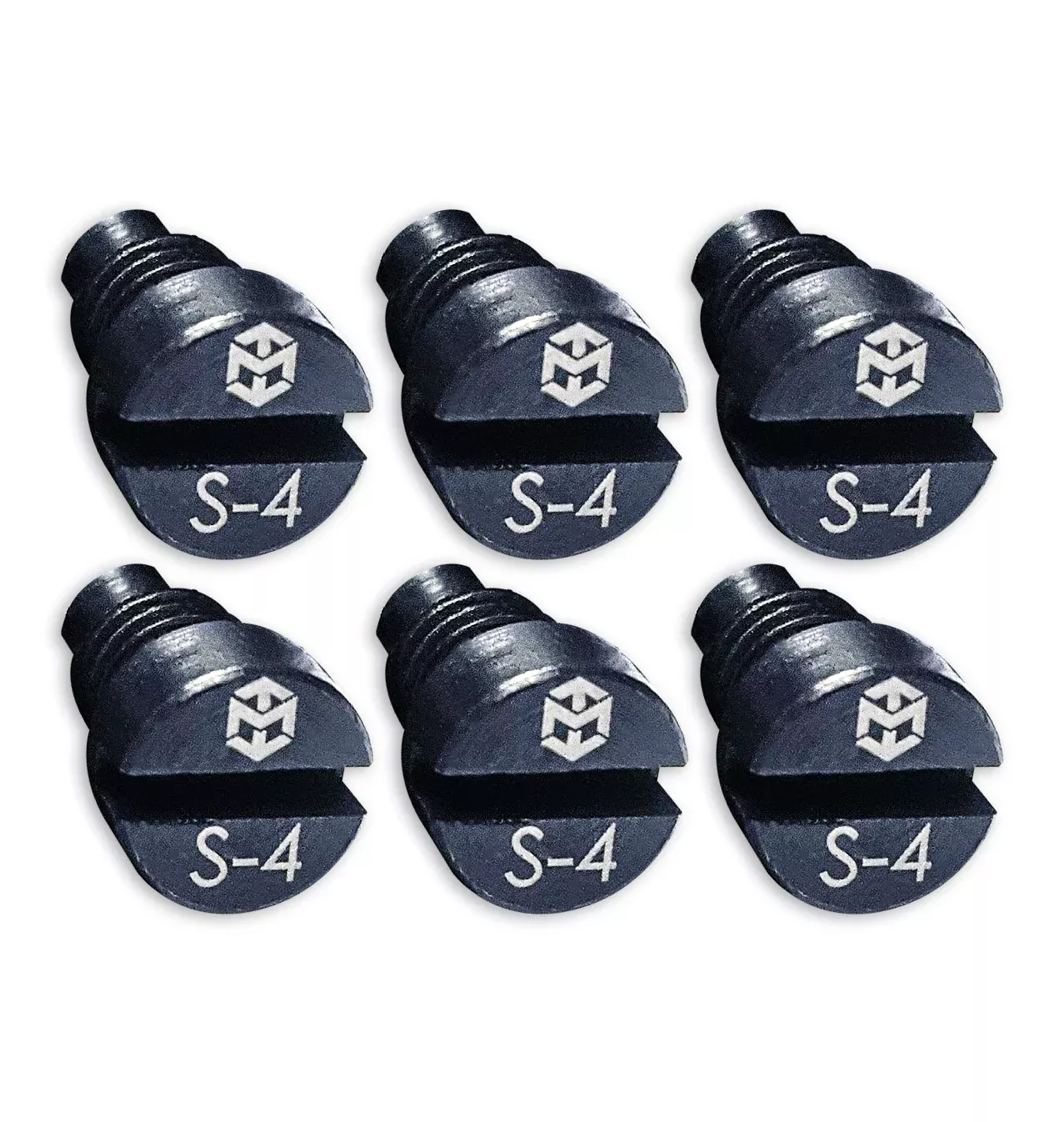 SET (6) Pins "S" Body - 4mm
