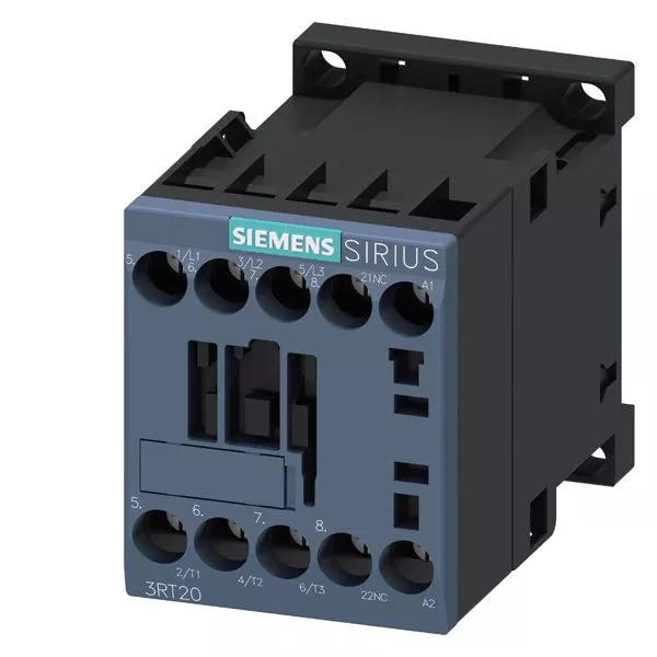 Siemens 3RT20151AB02 CONTACTOR S00 7A 2