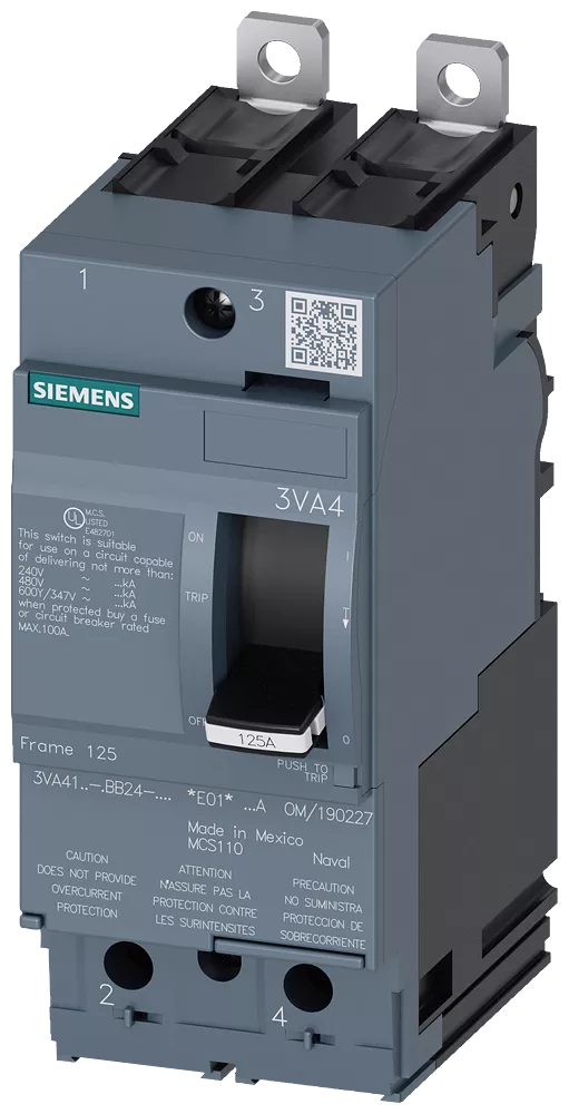 Siemens 3VA4125-6ED24-0AA0 BRKR 3VA41 2