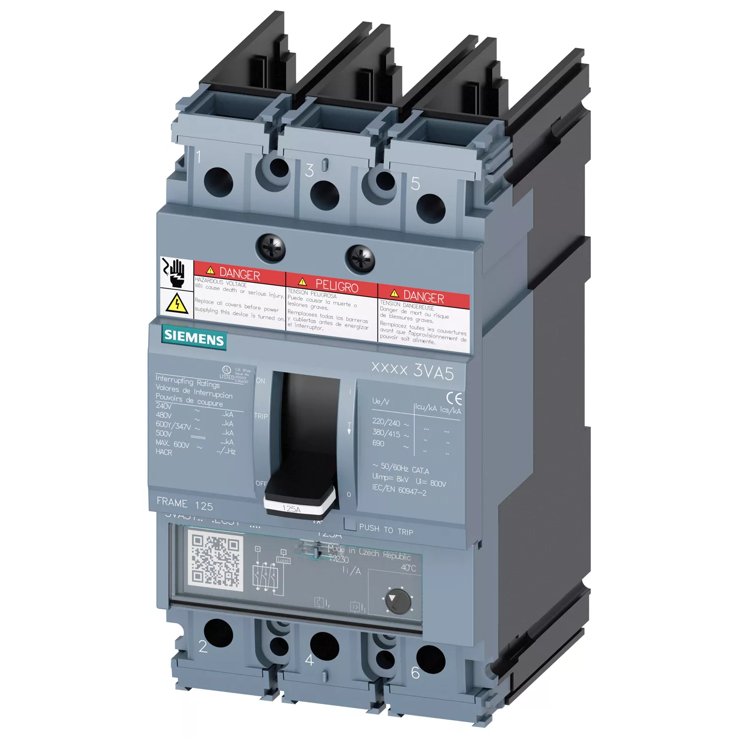 Siemens 3VA5130-1MU31-0AA0 BRKR 3VA51 3