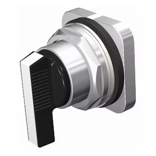 Siemens 52SB2BAB 30 mm 3-Position White Plastic Chrome Metal Bezel Maintained Non-Illuminated Selector Switch