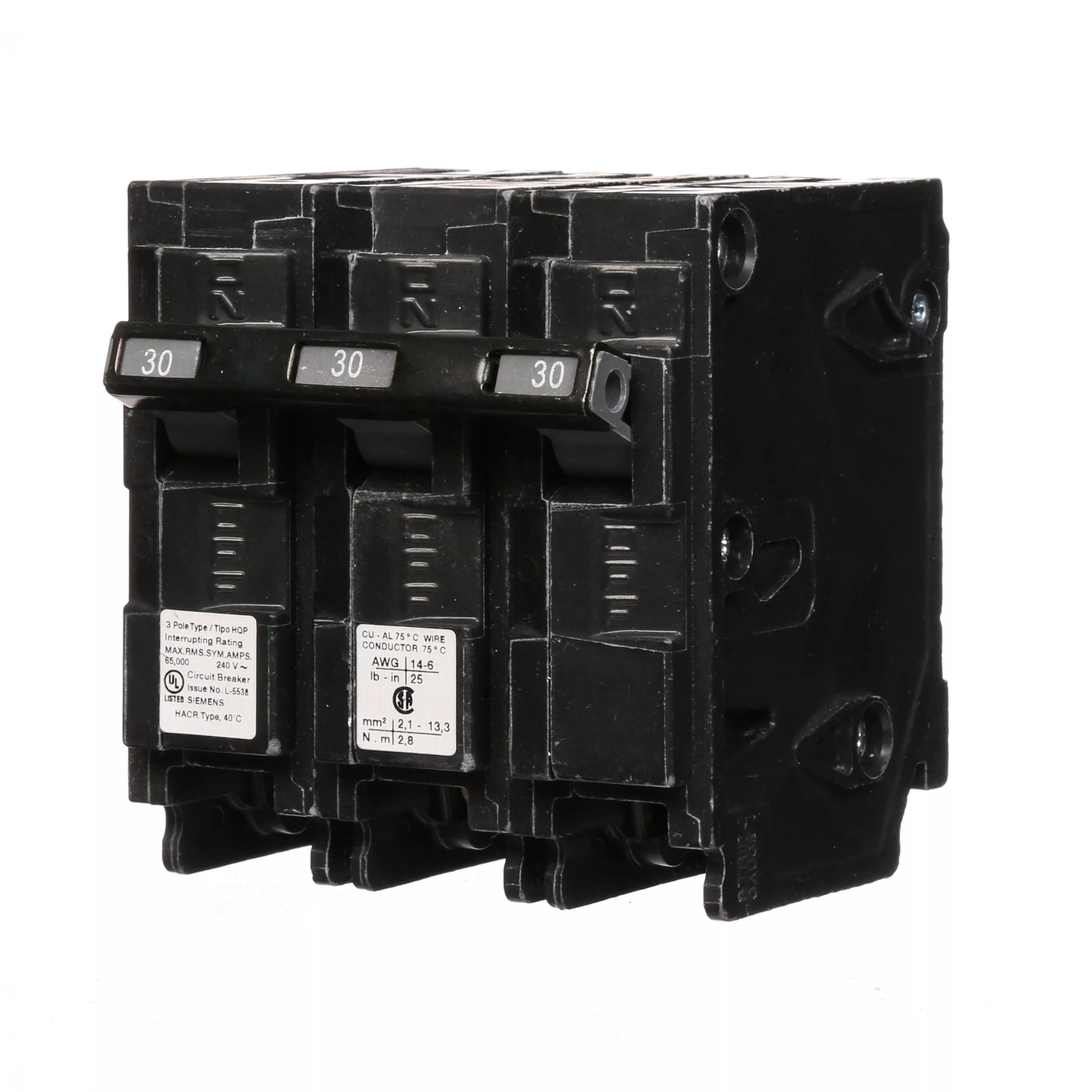 Siemens Q330HH BREAKER 30A 3P 240V 66K