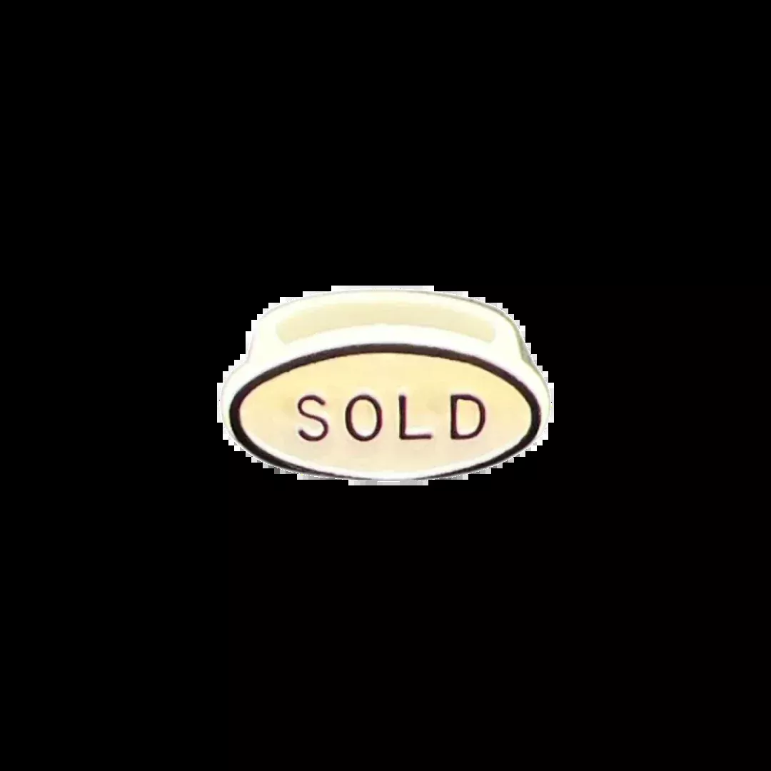 "Sold" Ring Inserts
