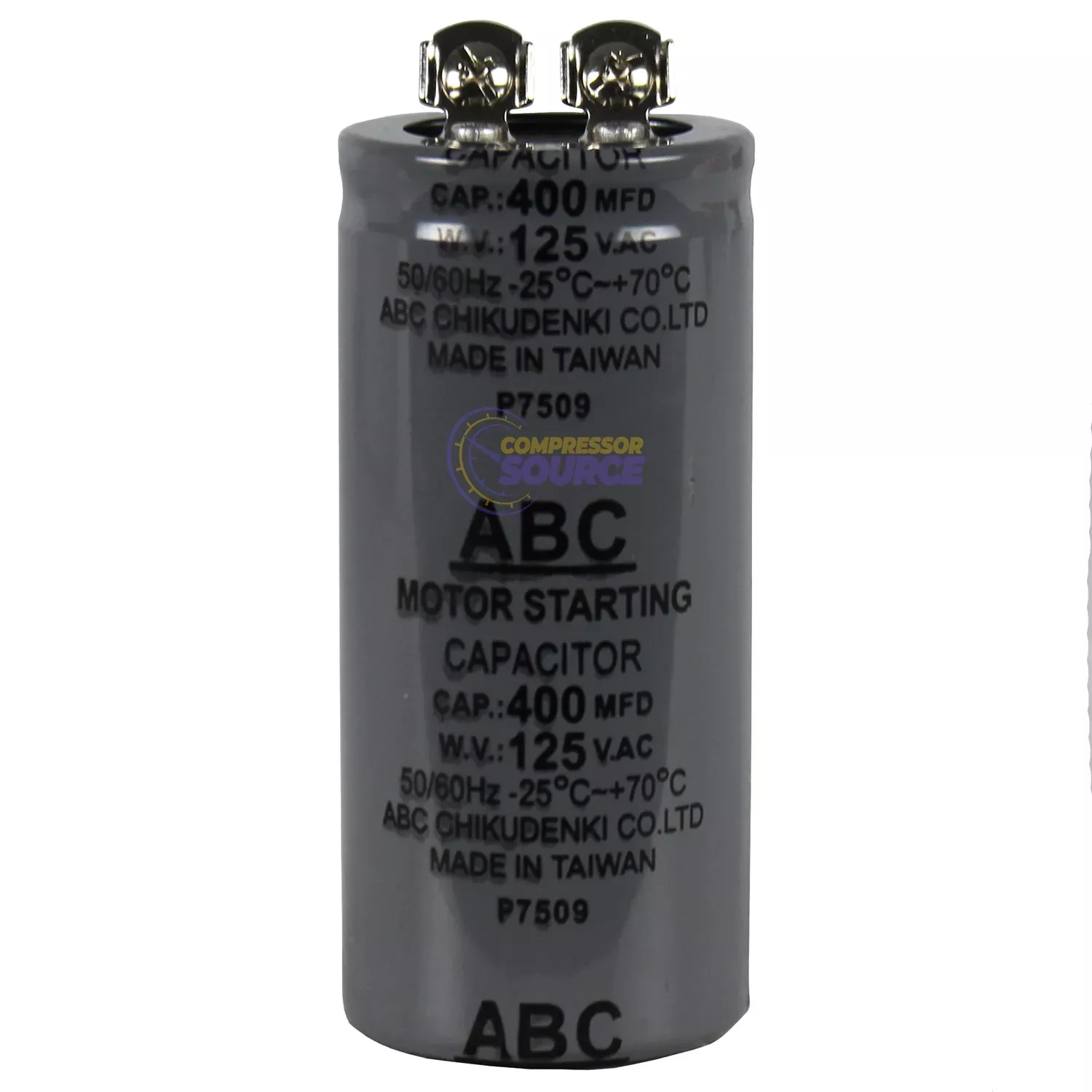Start Capacitor for a PK5020 Puma Compressor 400 MFD 125V AC NCA5020CA