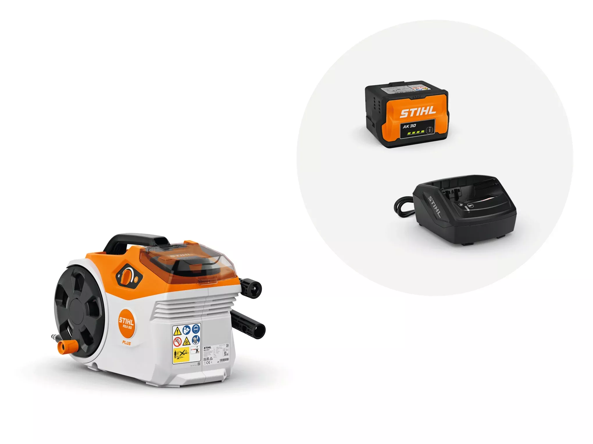 STIHL REA 60 PLUS Battery Pressure Washer Kit