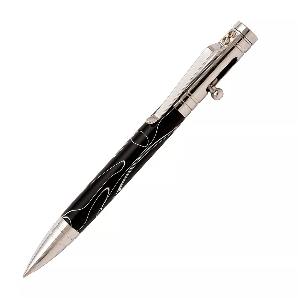 Tec-Pen Bolt-Action Pen Hardware Kit, Chrome