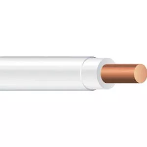 THHN #10 Solid WHITE Wire, Copper Conductor (2500ft Reel)