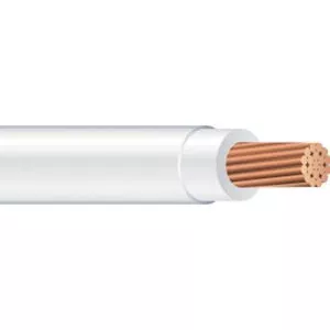 THHN #10 Stranded WHITE Wire, Copper Conductor (2500ft Reel)