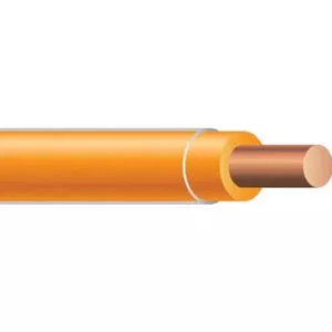 THHN #12 Solid ORANGE Wire, Copper Conductor (2500ft Reel)
