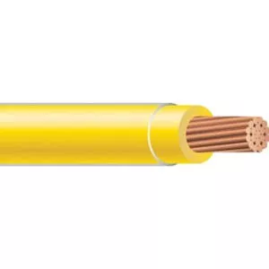 THHN #6 Stranded YELLOW Wire, Copper Conductor (2500ft Reel)