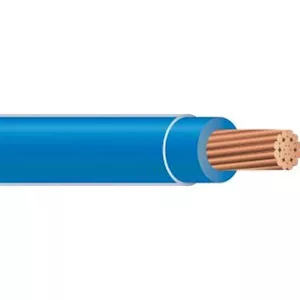 THHN #8 Stranded BLUE Wire, Copper Conductor (1000ft Reel)