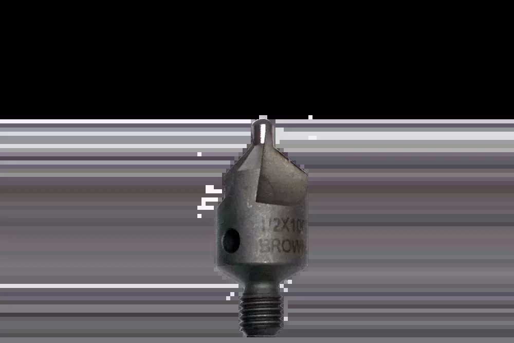 Threaded PowerDrive Countersink/Chamfer - Deburr top of hole for new threads