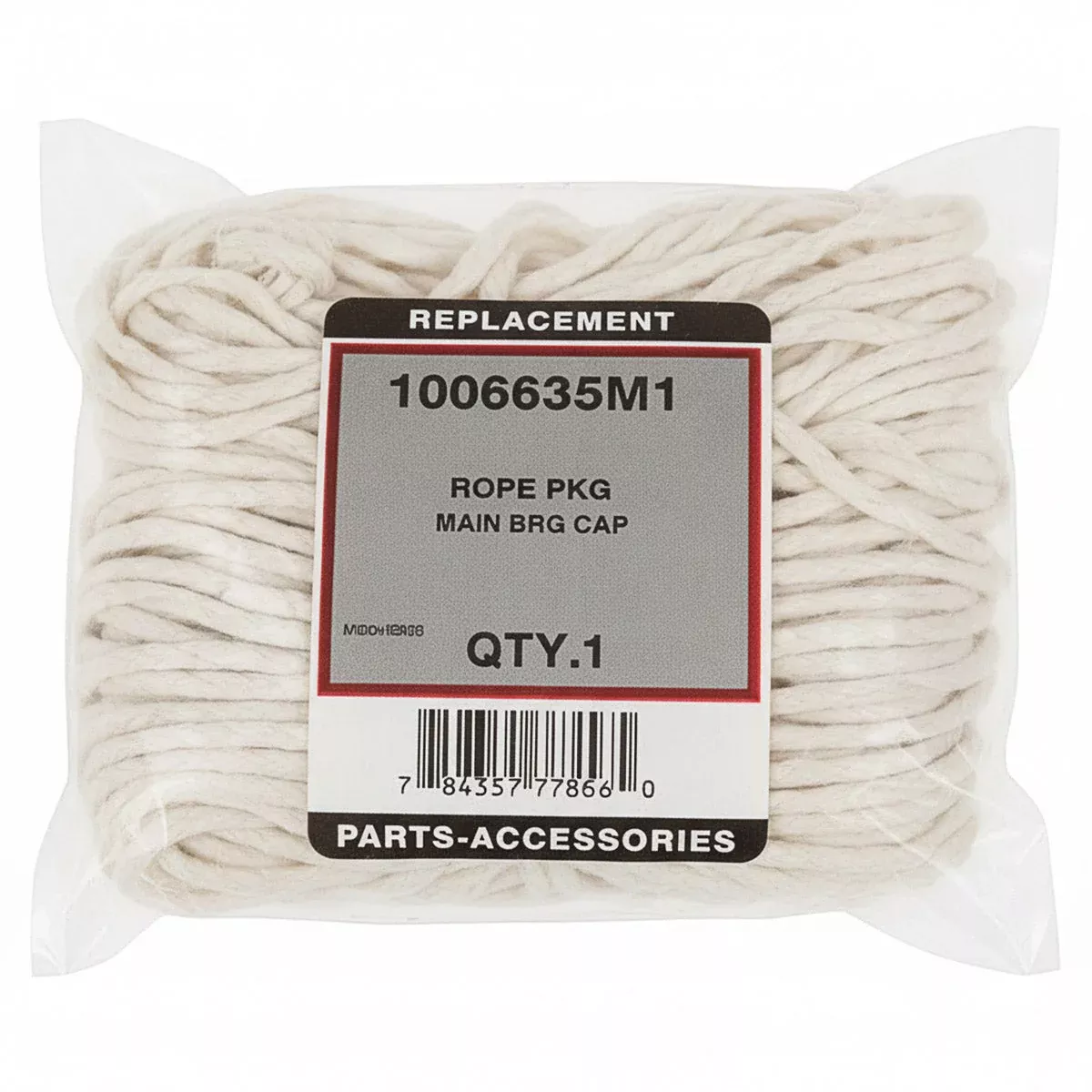 TISCO Rear Main Seal - Rope Style for Massey Ferguson, 1006635M1