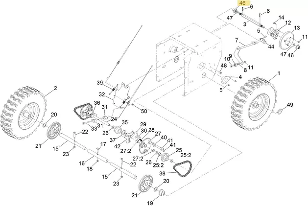 Toro OEM 125-1134 Snowblower 8 Tooth Pinion Gear