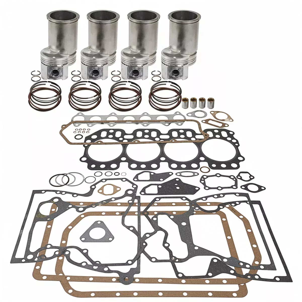 Tru-Power Basic In-Frame Engine Overhaul Kit - Flat Top Pistons for Farmall & International A, B, C, Super A