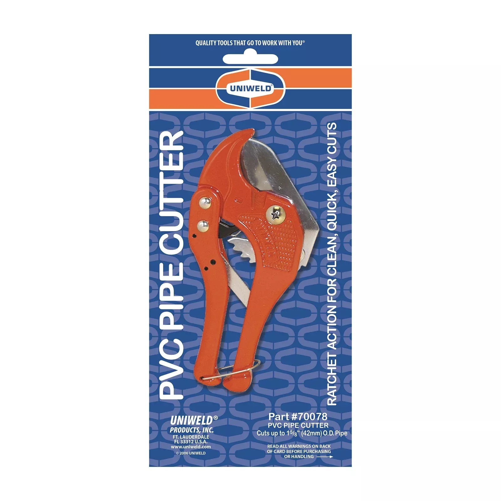 Uniweld 70078 PVC Pipe Cutters