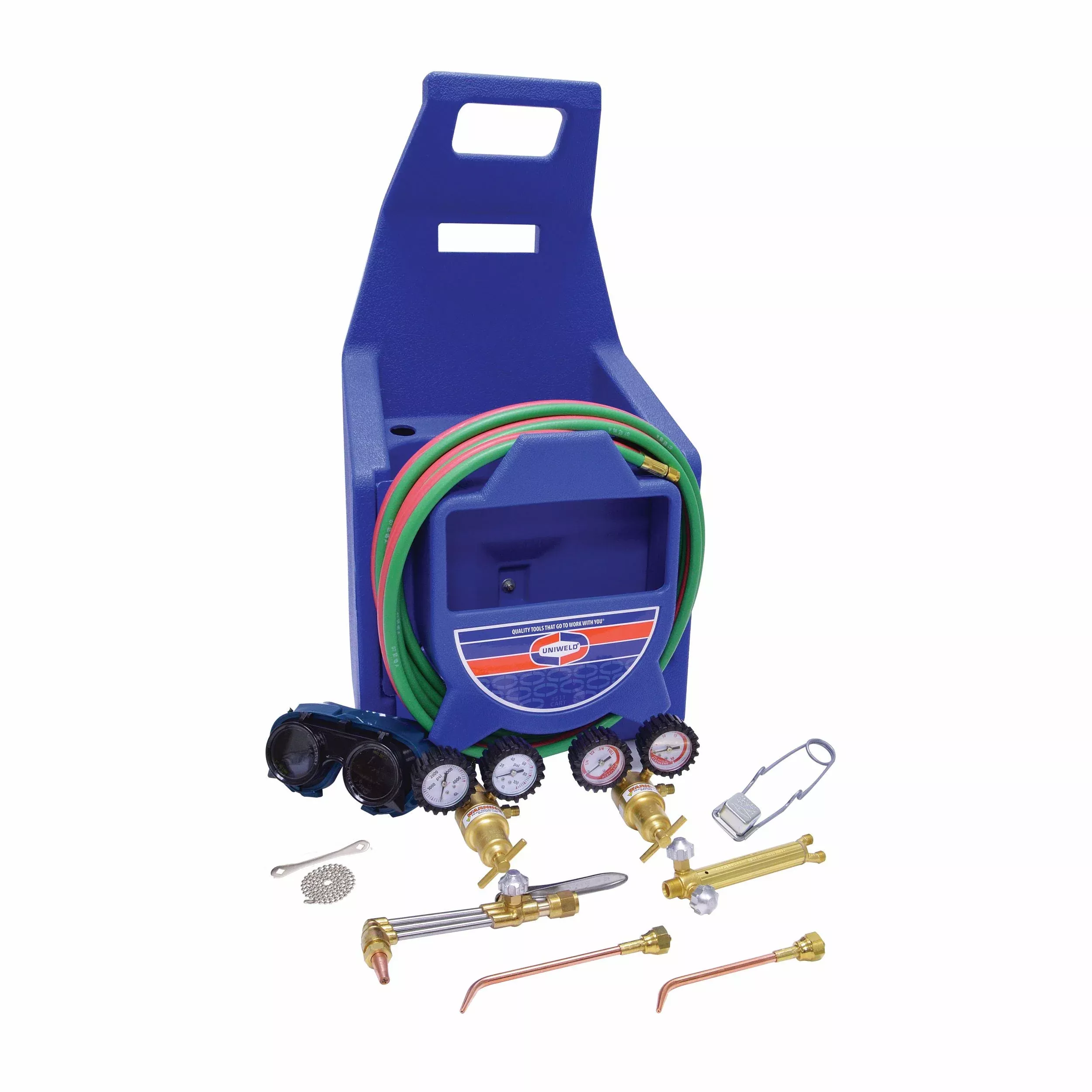 Uniweld KLC100P Centurion Oxyacetylene Basic Welding/Braze + Cutting Outfit w/ 511 Plastic Carrying Stand
