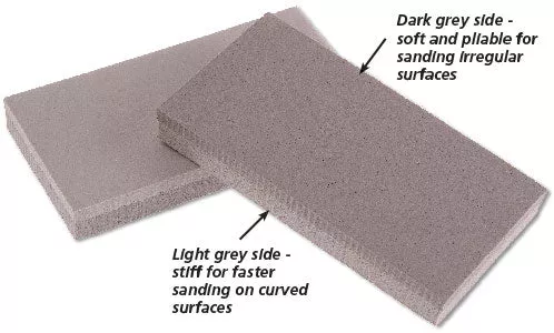 Versatile Double Density Sanding Block for Wet or Dry Applications