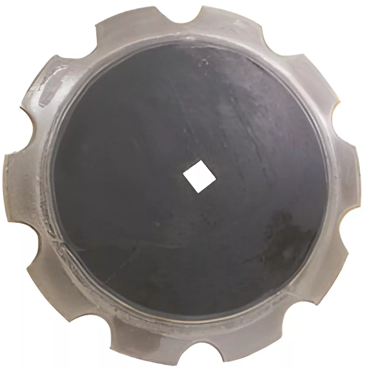 Wear Tuff Disc Blade - 24" x 1/4", Notched, Pilot Hole