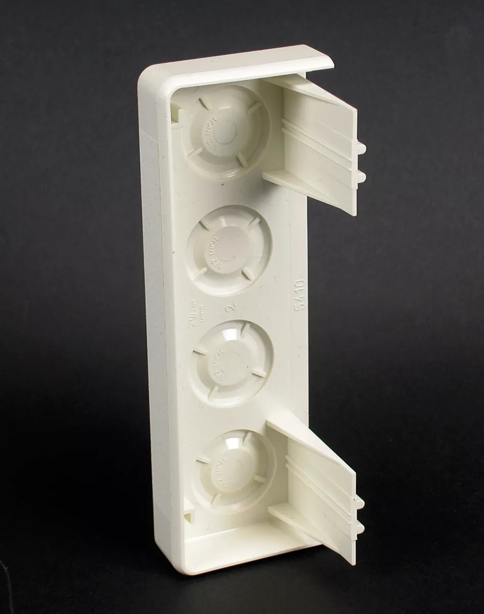 Wiremold 5410 Blank End Fitting, 5400-Series Raceway - Ivory