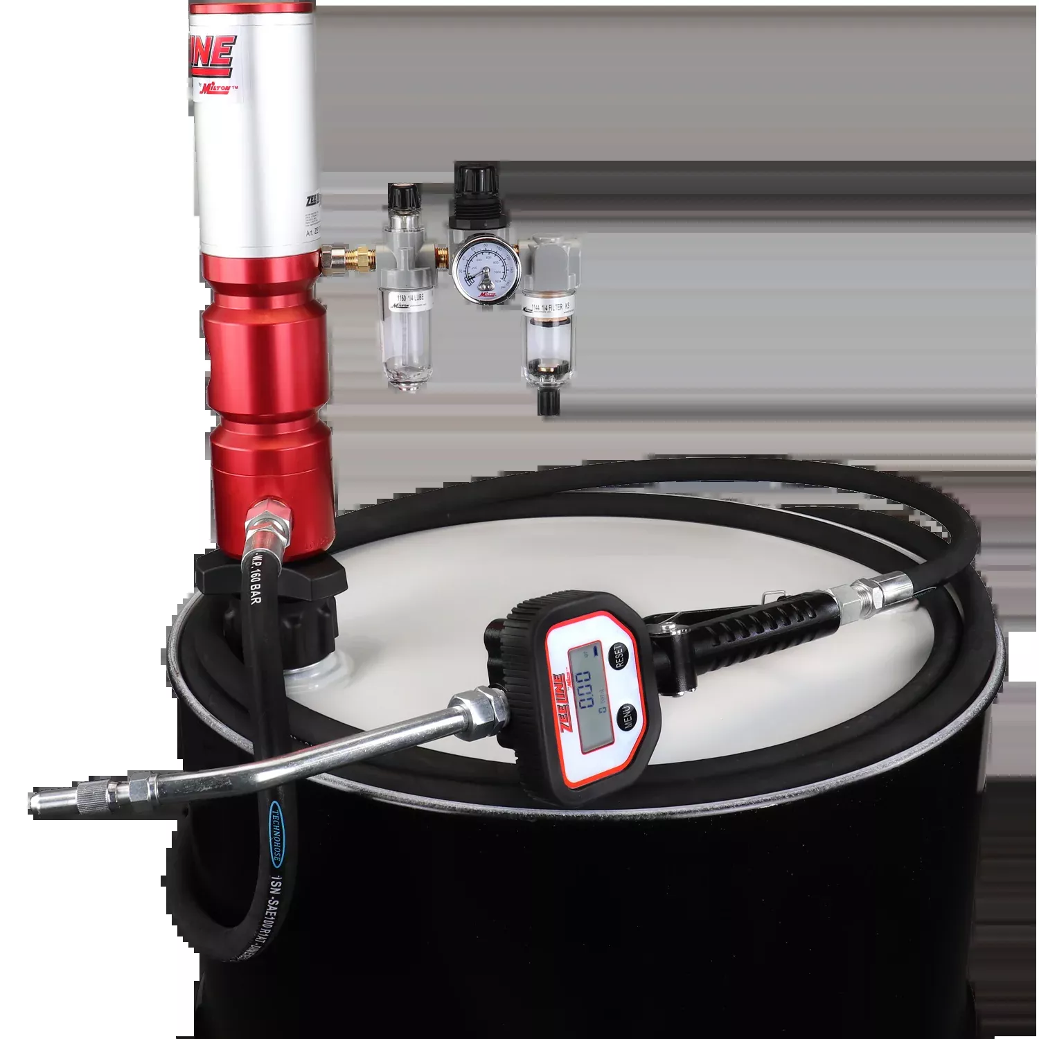 ZE1730PK-55-200 – 5:1 Premium Series Pump Kit 55-Gal w/hose & meter