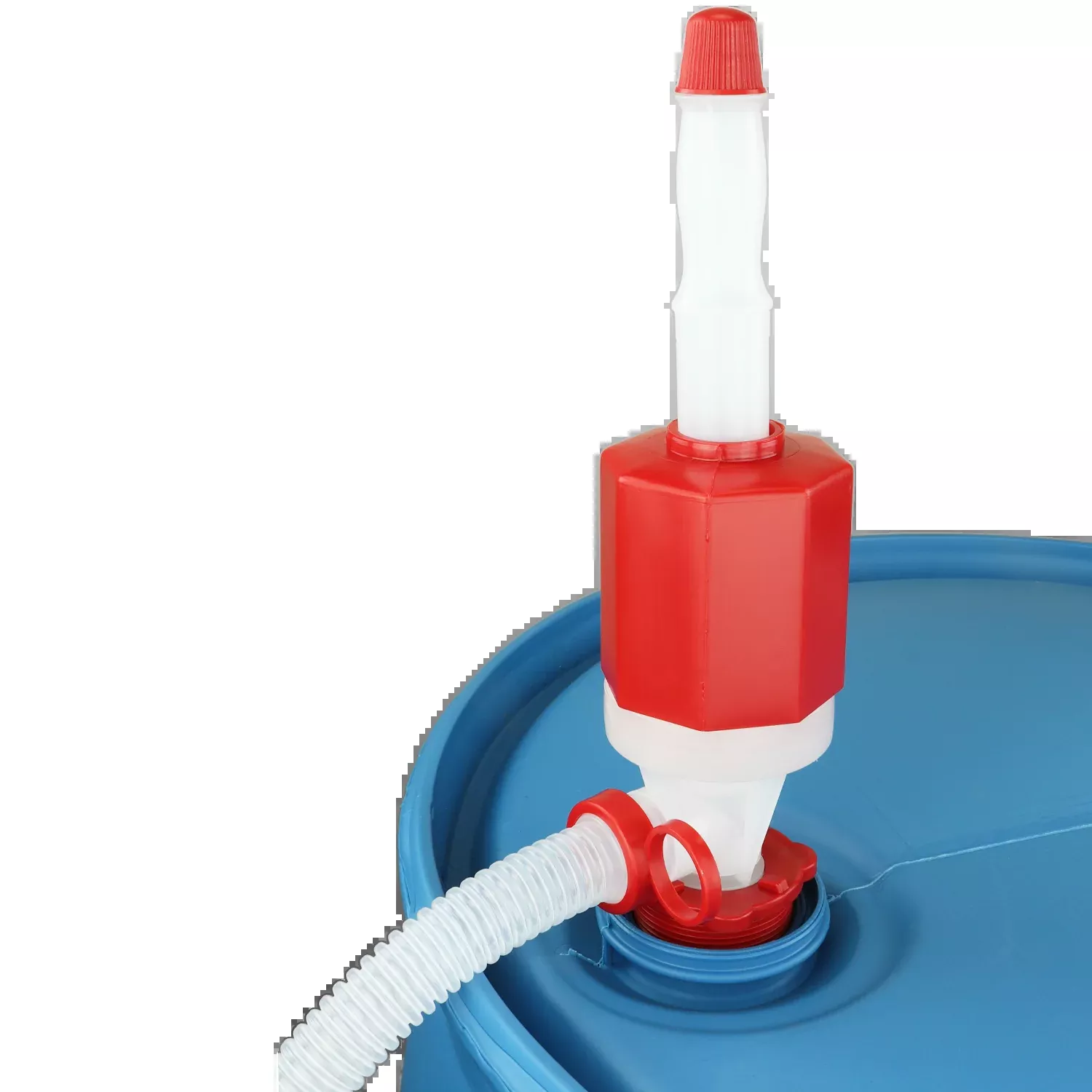 ZE369W - Polyethylene/Polypropylene Siphon Drum Pump with Hose (7 Gallons Per Minute)